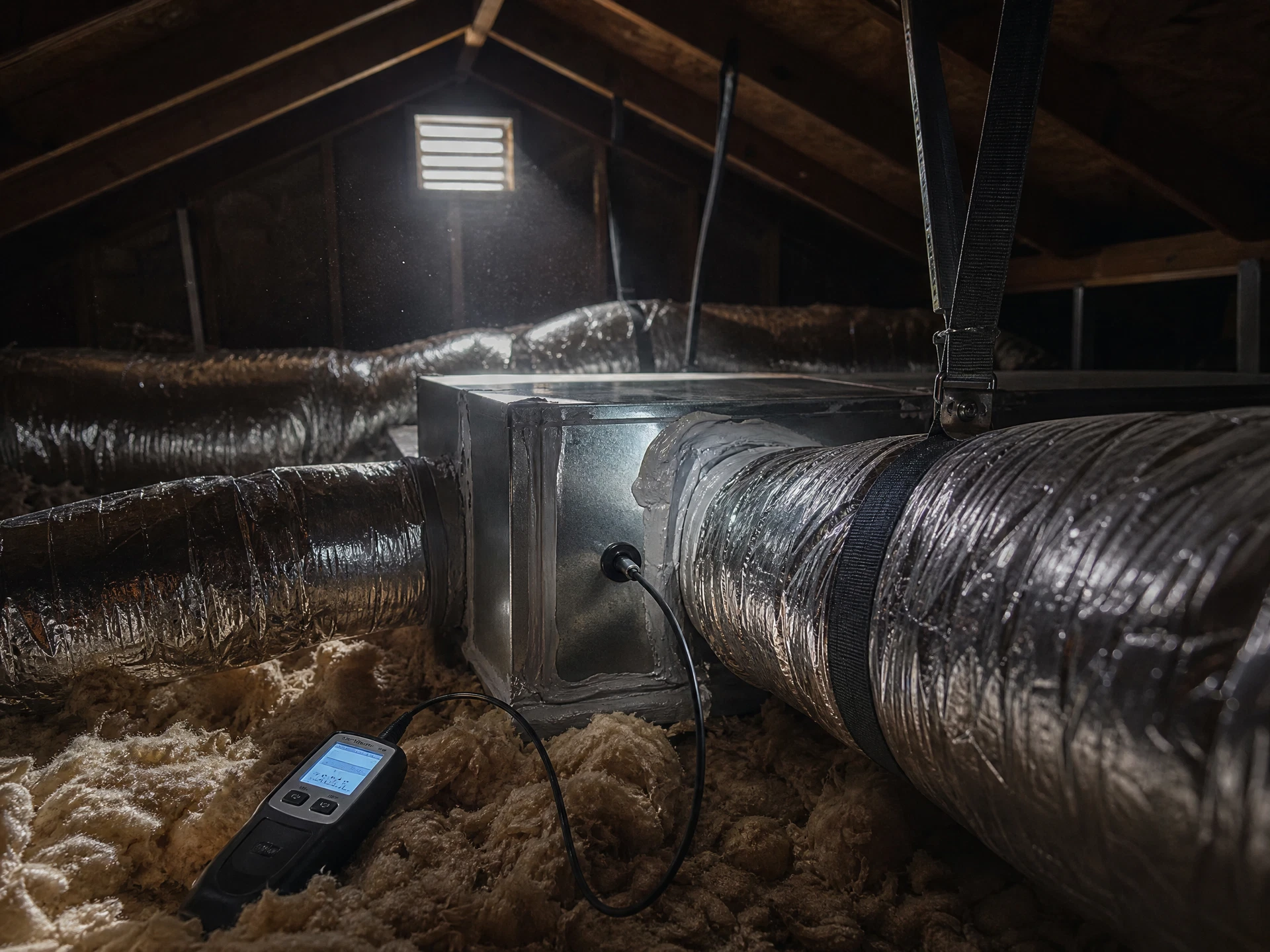 Static pressure measured at the plenum. An install without measurements is an install nobody verified.